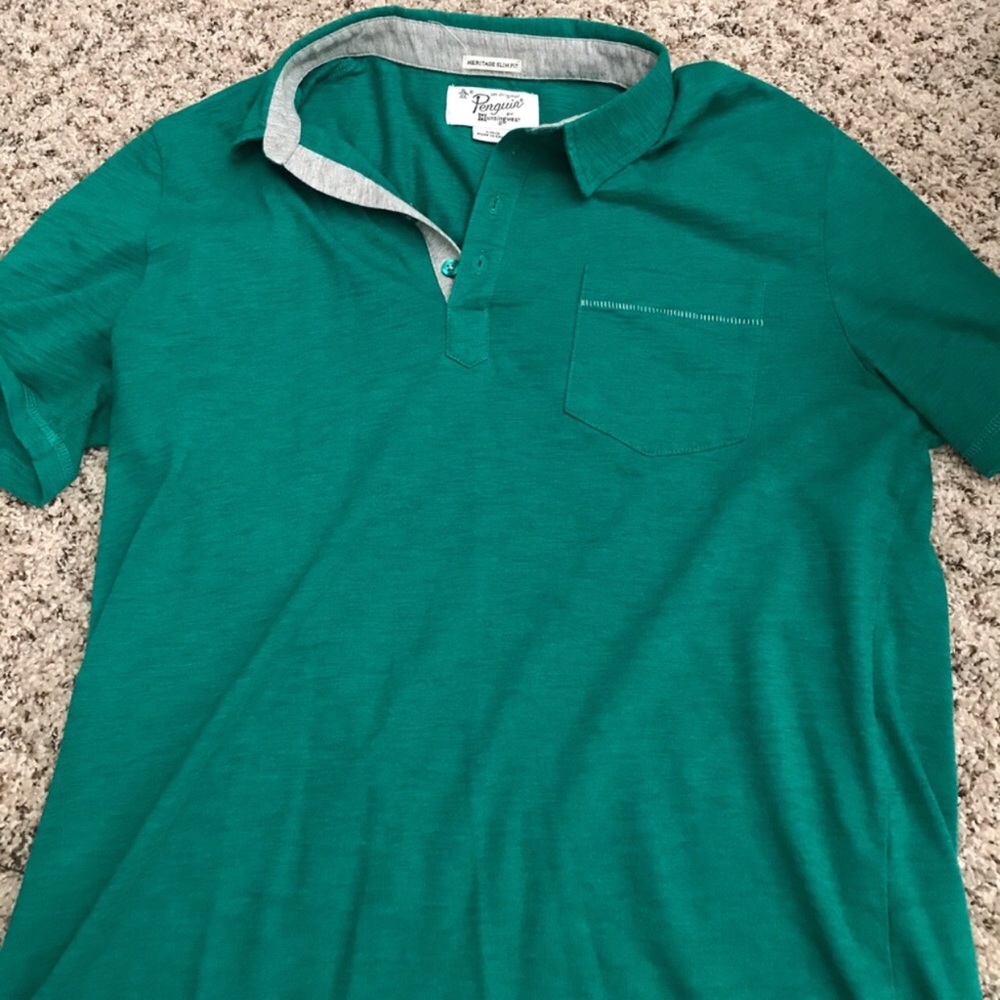 ORIGINAL PENGUIN - Heritage Slim Fit Polo - Large